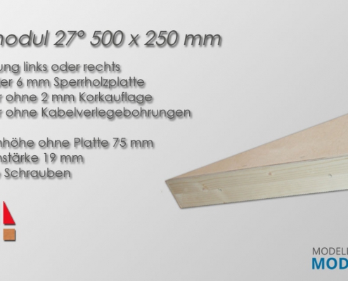 Eckmodul 27°